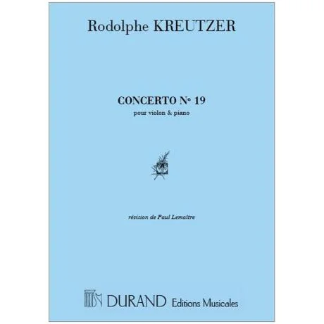 Kreutzer, R.: Violinkonzert Nr. 19 d-Moll