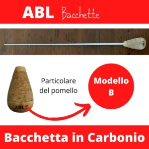 C14 Bacchetta per direttore d’orchestra in carbonio Modello B