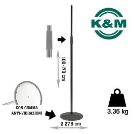 K&M 26125 asta microfono
