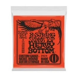 Ernie Ball 2624 nickel wound skinny top heavy bottom slinky 9-80
