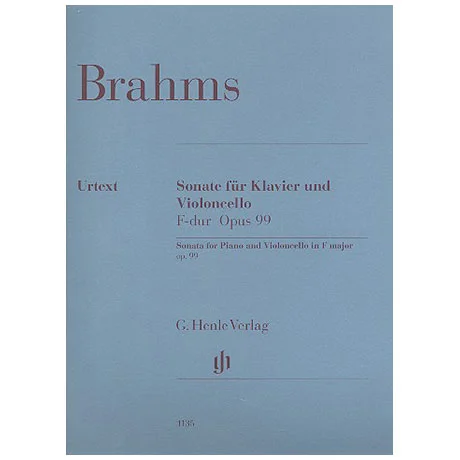 Brahms, J.: Violoncellosonate Op. 99 F-Dur