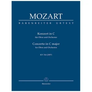 Mozart, W. A.: Konzert für Oboe und Orchester C-Dur KV 314 (285d)