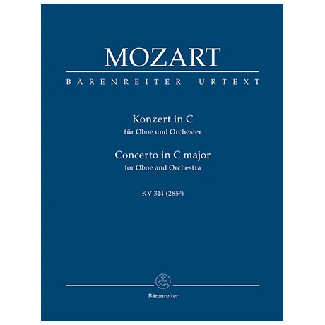 Mozart, W. A.: Konzert für Oboe und Orchester C-Dur KV 314 (285d)