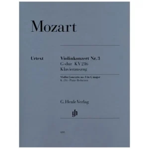 Mozart, W. A.: Violinkonzert Nr. 3 KV 216 G-Dur