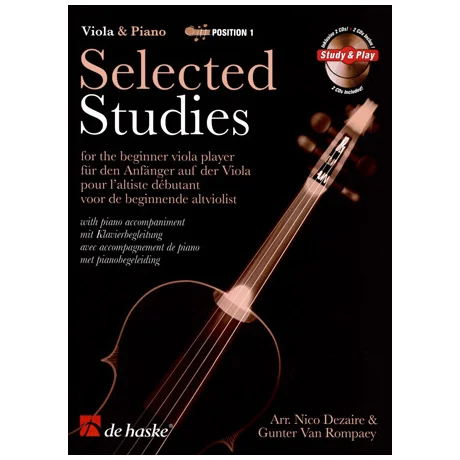 Selected Studies for Viola Band 1 (+CD)