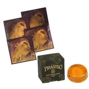 EVAH PIRAZZI GOLD corde per viola SET + colofonia di Pirastro