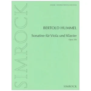 Hummel, B.: Sonatine für Viola und Klavier Op. 35b