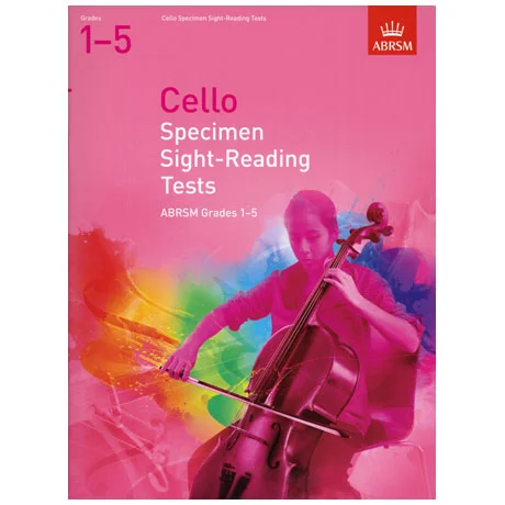ABRSM: Cello Specimen Sight-Reading Tests – Grades 1-5 (From 2012)