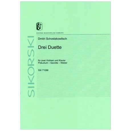 Schostakowitsch, D.: 3 Duette