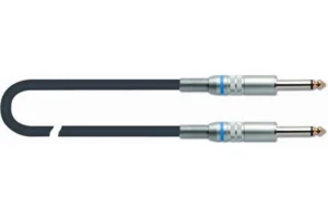 QUIKLOK S/210-1 BK CAVO ASSEMBLATO JACK/JACK SERIE PROFESSIONAL SILVER S-210-1-BK