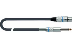 QUIKLOK CM/181 4,5 BK Cavo assemblato XRL femmina /Jack 6.3 mono 4,5 METRI CM-181-4,5-BK