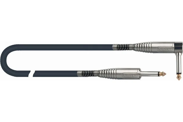 QUIKLOK S2053BK CAVO Serie Standard Silver Jack 90° /Jack mono 3 METRI S-205-3-BK