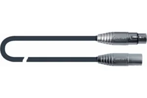 QUIKLOK CM20415BK CAVO Cannon XRL femmina /Cannon XRL maschio bilanciato 15 METRI CM-204-15-BK