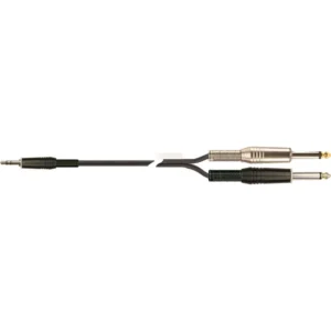 QUIKLOK STR/611k- 2 bk cavo 2 jack 6,3 mono /1 jack 3,5 stereo 2 mt