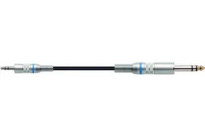 QUIKLOK S/216-3 Cavo assemblato Jack 6.3 stereo /Jack 3.5 3 MT s-216-3