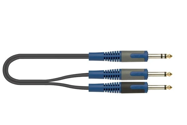 QUIKLOK RKSA1101 Cavo adattatore jack stereo – 2 jack mono. Lunghezza: 1 metro RKSA/110-1