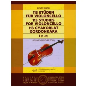 Dotzauer, J.J.F.: 113 Etüden Band 1