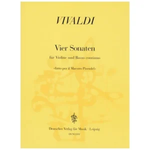 Vivaldi, A.: 4 Violinsonaten »Fatto per il maestro Pisendel«