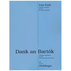 Eröde, I.: Dank an Bartok Op.81