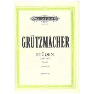 Grützmacher, F.W.: Technologie Op. 38 Bd.2: 12 Studien mit Daumenaufatz