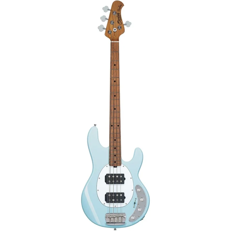STERLING BY MUSIC MAN Stingray Ray34HH Daphne Blu Tastiera Acero Roasted