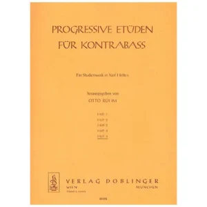 Progressive Etüden für Kontrabass