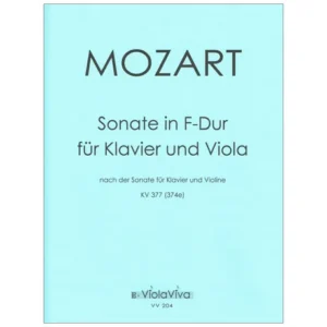 Mozart, W. A.: Violasonate F-Dur nach KV 377