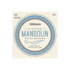 D’addario ej62 muta di corde per mandolino light loop end