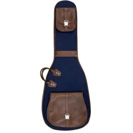Borsa Chitarra elettrica Reunion Blues Sonoma blue fabric brown lthr trim