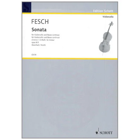 Fesch, W. d.: Sonata Op. 8/3 d-Moll