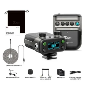 XVIVE U5 LAVALIER – Sistema wireless digitale per camera DSLR o Broadcast