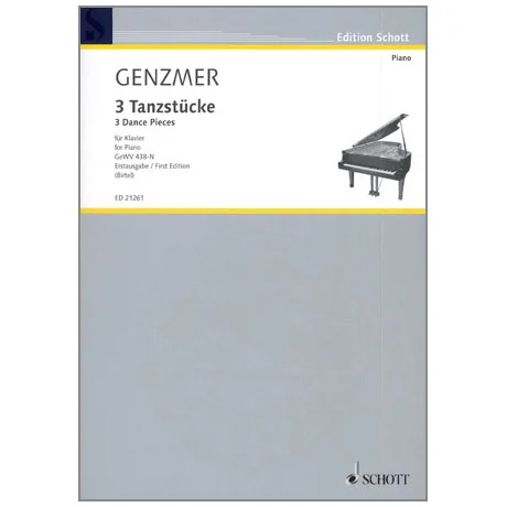 Genzmer, H.: 3 Tanzstücke GeWv438-N