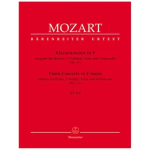 Mozart, W. A.: Klavierkonzert Nr. 11 KV 413 F-Dur