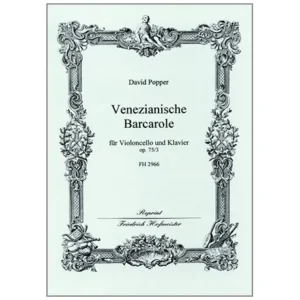 Popper, D.: Venezianische Barcarole Op. 75/3 A-Dur