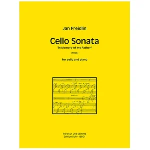 Freidlin, J.: Violoncellosonate »in Memory of my Father« (1986)