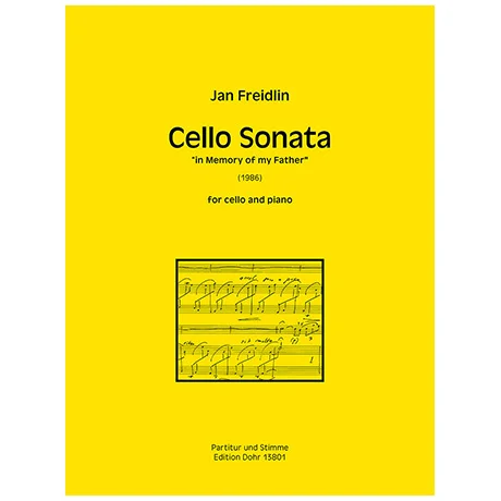 Freidlin, J.: Violoncellosonate »in Memory of my Father« (1986)
