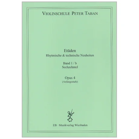 Taban, P.: Etüden Op. 4 – Rhythmische und technische Neuheiten Band 1b (Sechzehntel)