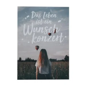 Post Card Das Leben ist ein Wunschkonzert