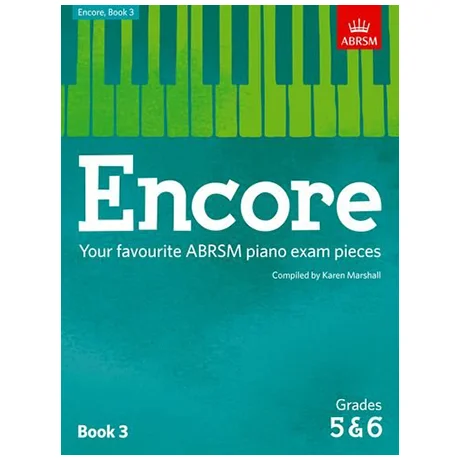 ABRSM: Encore – Your favourite ABRSM violin exam pieces Book 3 Grade 5 & 6