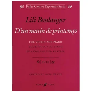 Boulanger, L.: D’un matin de printemps (1918)