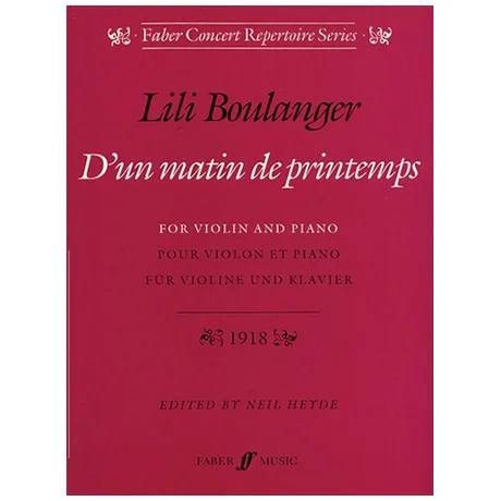 Boulanger, L.: D’un matin de printemps (1918)