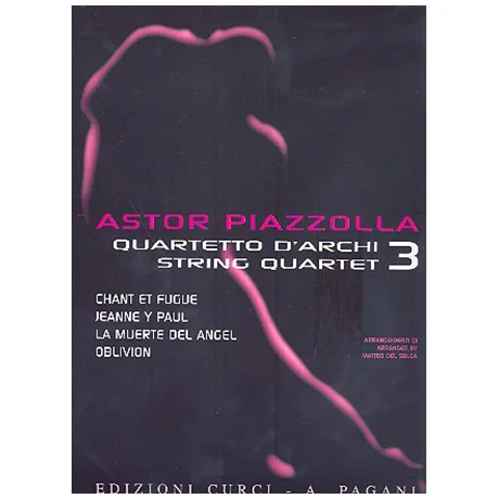Piazzolla für Streichquartett Band 3