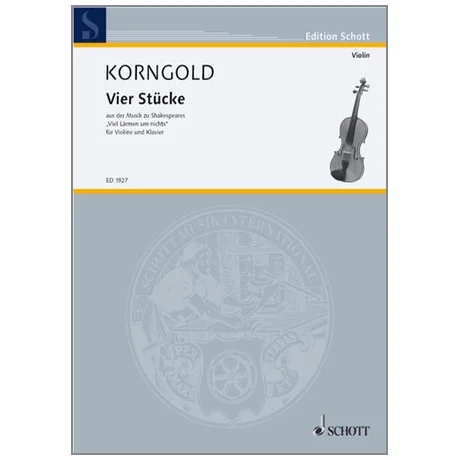 Korngold, E. W.: 4 Stücke Op. 11