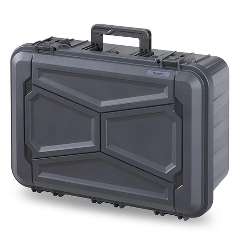 Plastica panaro eko90 deep grigio case in abs spugne cubettate