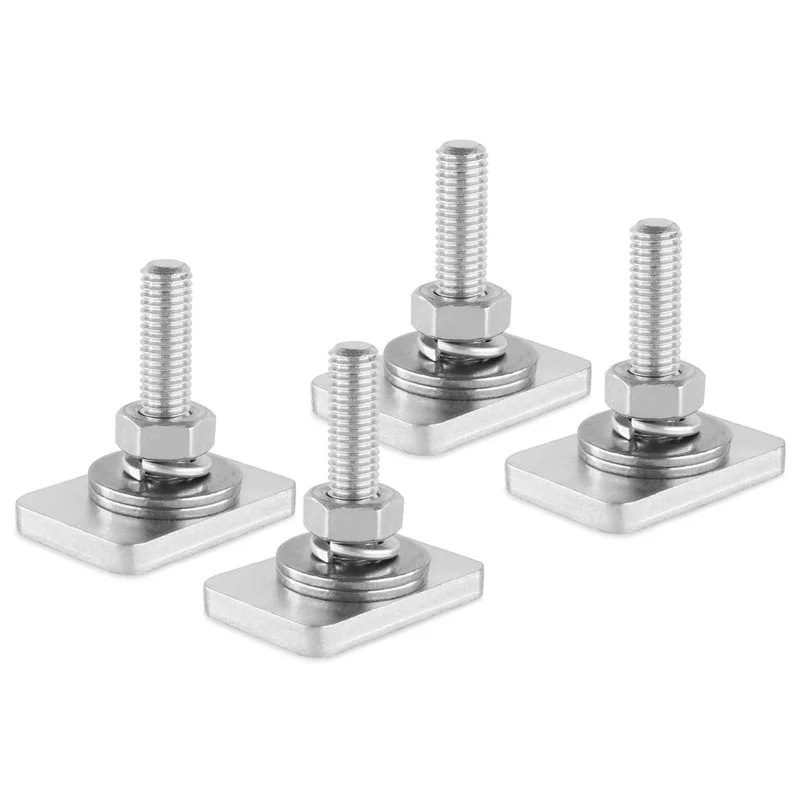 Power dynamics 750sdt set di 4 bulloni con testa a t per tavola da palco