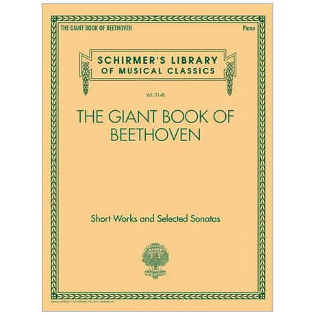 The Giant Book of Beethoven – Short Works and Selected Sonatas