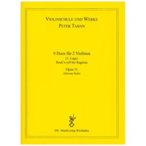 Taban, P.: Op. 11: 9 Duos für 2 Violinen