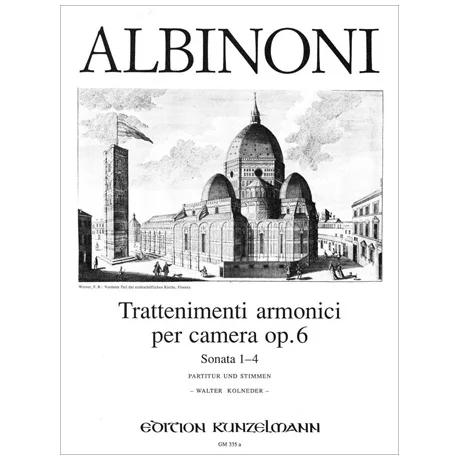 Albinoni, T.: Trattenimenti armonici per camera op.6 Nr.1-4