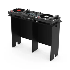 Glorious mix station 2 tavolo per dj nero