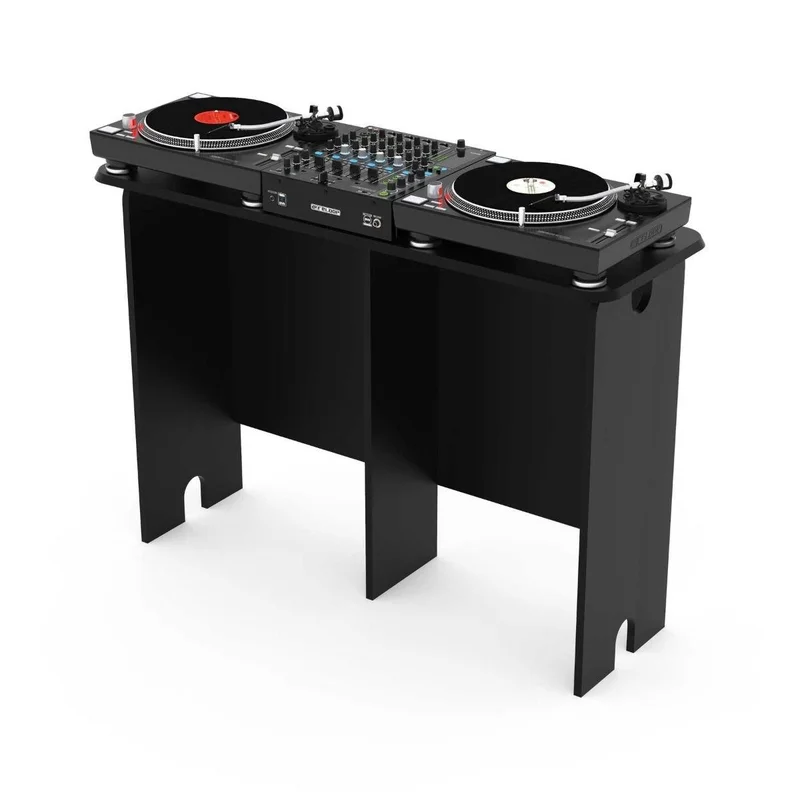Glorious mix station 2 tavolo per dj nero